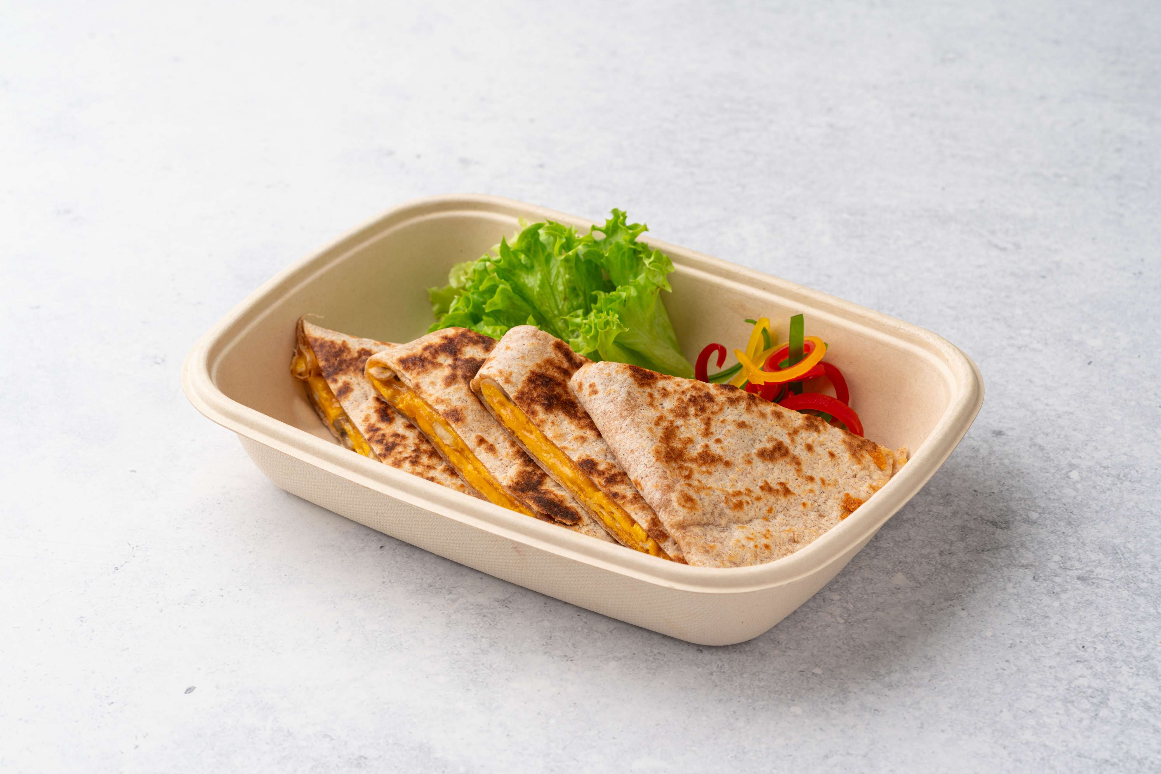 Tortilla Mushroom Omelette With Cheese